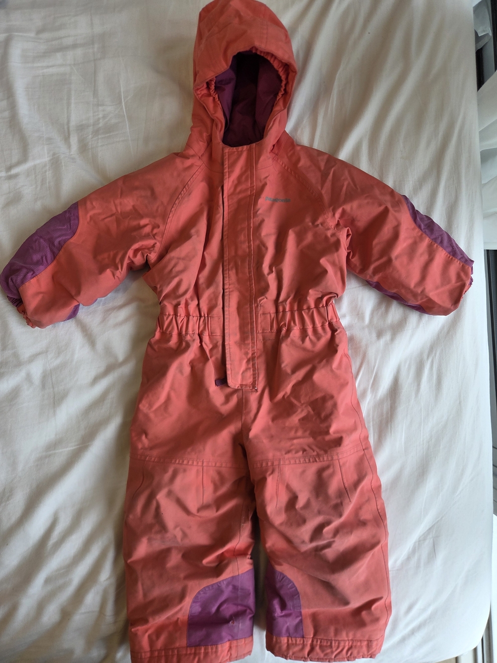 Patagonia - Size 2T - Coral Girls Snow Suit